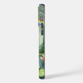森の中で魔法をかけるウィリアム・モリス・カエル iPhoneケース (左側面)