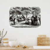 森の中に入り込む南部難民 ポスター (キッチン)