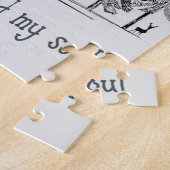 森の中に私の心を失う、私の魂を見つける ジグソーパズル (側面)