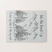 森の中に私の心を失う、私の魂を見つける ジグソーパズル (横)