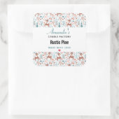 森の中のかわいいお洒落鹿キャンドル スクエアシール (バッグ)