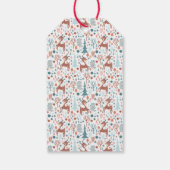 森の中のかわいいお洒落鹿 ギフトタグ (裏面)