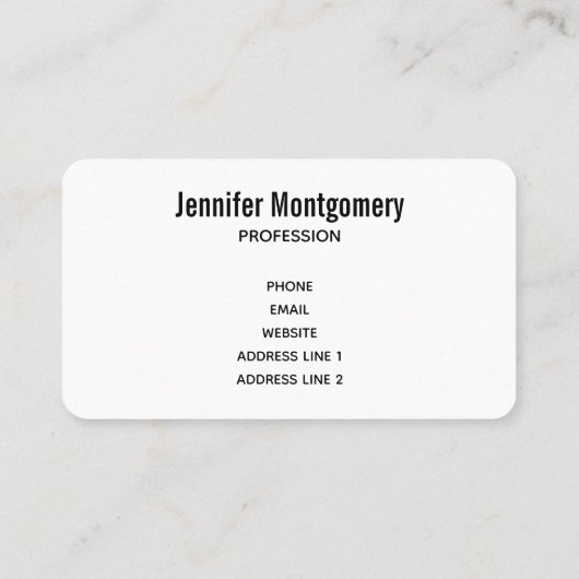 森の中のかわいいお洒落鹿 名刺 (裏面)