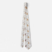 森の中のかわいいクマ ネクタイ (裏面)