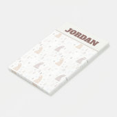 森の中のかわいいクマ ポストイット (アングル)