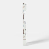 森の中のかわいいクマ iPhoneケース (左側面)