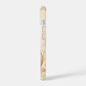 森の中のかわいい茶色のウサギ iPhone 15ケース (左側面)
