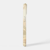 森の中のかわいい茶色のウサギ iPhone 15ケース (右側面)
