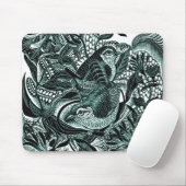 森の中のかわいい鳥ヴィンテージ マウスパッド (マウス)