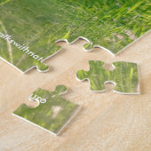 森の中のアカシカ ジグソーパズル (側面)