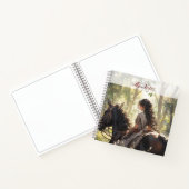 森の中のアニメの乗馬 ノートブック (内部)