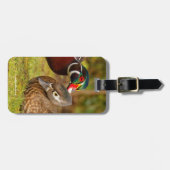 森の中のアヒルの間の甘い瞬間 ラゲッジタグ (正面横)