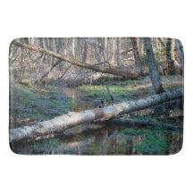 森の中のアヒル、大きなバスマット