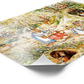 森の中のウサギのピーター フォトプリント            (角)