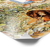 森の中のウサギのピーター フォトプリント            (角)