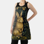 森の中のウサギアールヌーボースタイル エプロン (インサイチュ)