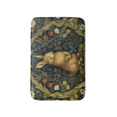 森の中のウサギアールヌーボースタイル バスマット (正面縦)