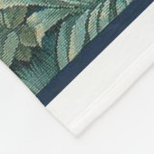 森の中のウサギ – William Morris フリースブランケット (角)