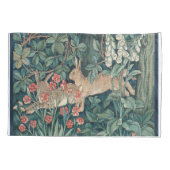 森の中のウサギ – William Morris 枕カバー (裏面)