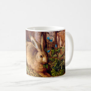 森の中のウサギHans Hoffmann Rabbit 絵画's コーヒーマグカップ