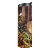 森の中のウサギHans Hoffmann Rabbit 絵画's タンブラー (回転左)