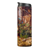 森の中のウサギHans Hoffmann Rabbit 絵画's タンブラー (回転右)