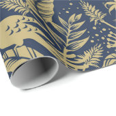 森の中のオウム ラッピングペーパー (ロールコーナー)