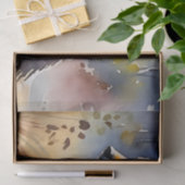 森の中のオオカミ絵を描の色 薄葉紙 (ギフト)