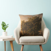 森の中のオークの木（ウッドランドシーン） クッション (椅子)