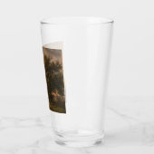 森の中のオークの木（ウッドランドシーン） タンブラーグラス (左)