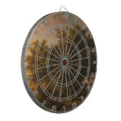 森の中のオークの木（ウッドランドシーン） ダーツボード (正面左)