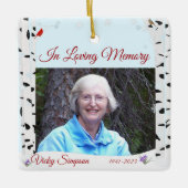 森の中のオーナメント セラミックオーナメント (正面)