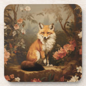 森の中のキツネビクトリアン コースター (正面)