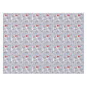 森の中のクリスマスシカ。クリスマス、鹿 テーブルクロス (正面(横))