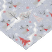 森の中のクリスマスシカ。クリスマス、鹿 テーブルクロス (アングル)