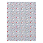 森の中のクリスマスシカ。シカ·クリスマス テーブルクロス (正面)