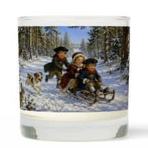 森の中のクリスマスソリ遊び