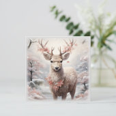 森の中のクリスマストナカイ カード (スタンド正面)