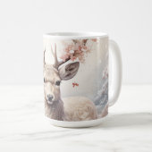 森の中のクリスマストナカイ コーヒーマグカップ (正面右)