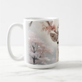 森の中のクリスマストナカイ コーヒーマグカップ (左)