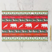 森の中のクリスマスランチョンマット ペーパーパッド (インサイチュ)