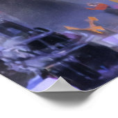 森の中のクール冬 | AIアートポスター ポスター (角)