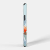 森の中のコミックアートの少女 iPhoneケース (右側面)