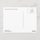 森の中のサラマンダー ポストカード (裏面)