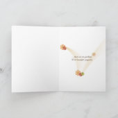 森の中のサンビームの同情カード カード (内部)