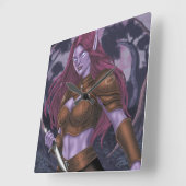 森の中のゼンドール スクエア壁時計 (傾斜)