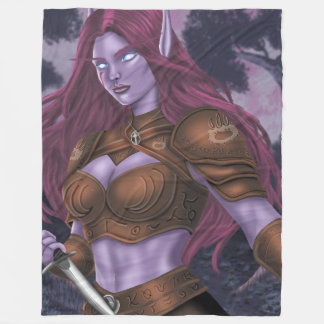 森の中のゼンドール フリースブランケット