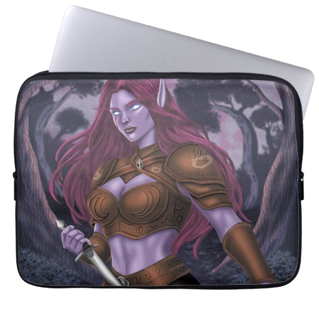 森の中のゼンドール ラップトップスリーブ (正面)