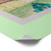 森の中のタフテッドタイトマウス ポスター (角)