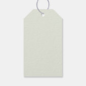 森の中のハンター（H.A. Brendekilde著） ギフトタグ (裏面)